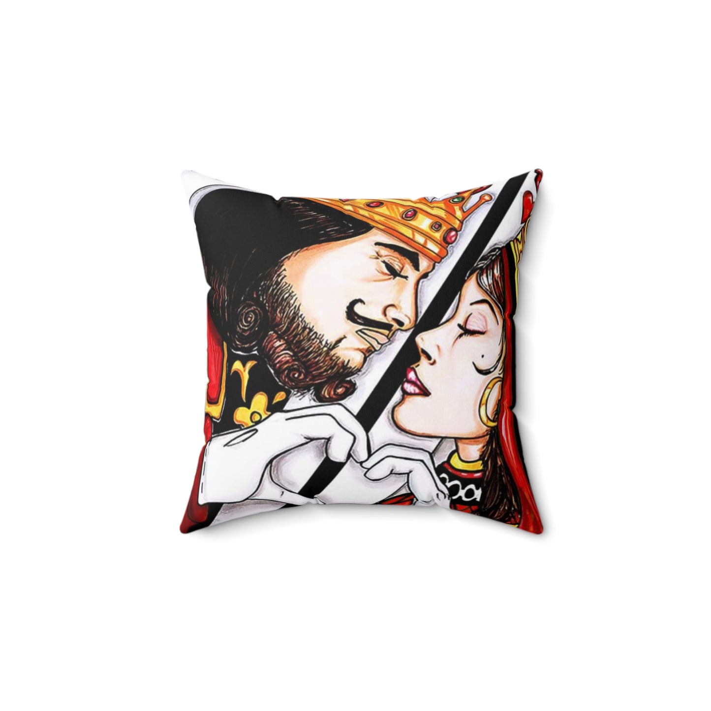 King & Queen - Square Pillow