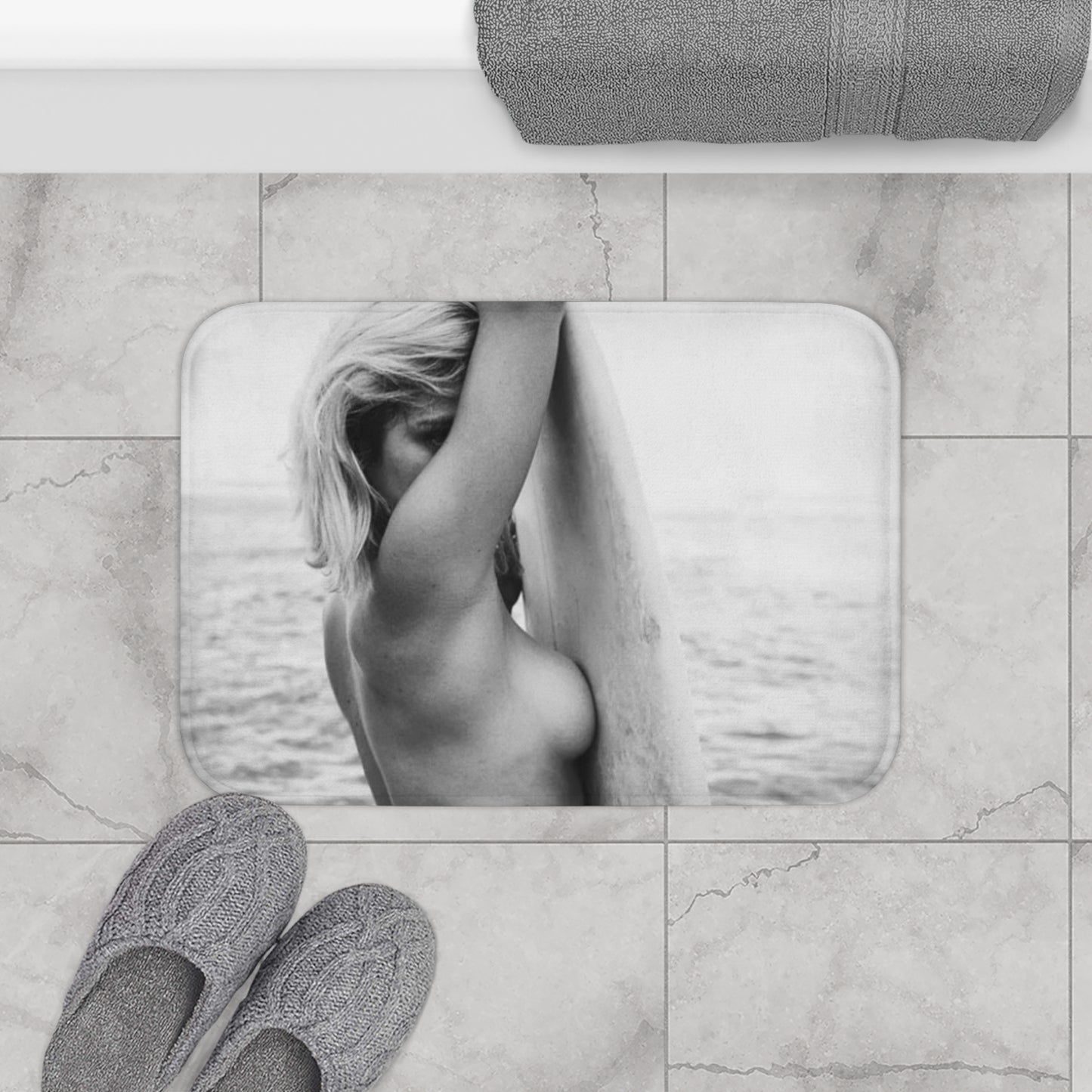 Better late than ugly - Bath Mat