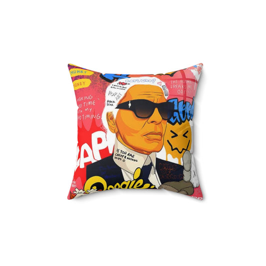 Badass Karl - Square Pillow